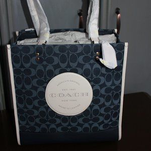 Dempsey Tote In Signature Jacquard With Patch